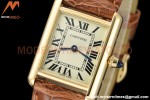 Cartier - Tank Louis Cartier Ladies 22mm YG/LE White DRF Swiss Qtz