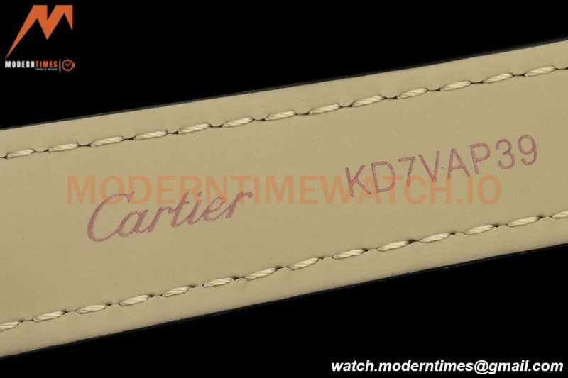 Cartier - Tank Louis Cartier Ladies 22mm Black YG/LE White DRF Swiss Qtz