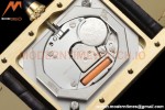 Cartier - Tank Louis Cartier Ladies 22mm Black YG/LE White DRF Swiss Qtz