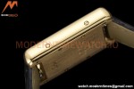 Cartier - Tank Louis Cartier Ladies 22mm Black YG/LE White DRF Swiss Qtz