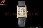 Cartier - Tank Louis Cartier 25.5mm Black YG/LE White DRF Swiss Qtz