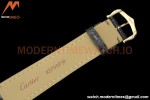 Cartier - Tank Louis Cartier 25.5mm Black YG/LE White DRF Swiss Qtz