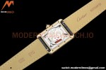 Cartier - Tank Louis Cartier 25.5mm Black YG/LE White DRF Swiss Qtz