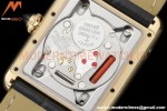 Cartier - Tank Louis Cartier 25.5mm Black YG/LE White DRF Swiss Qtz
