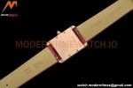 Cartier - Tank Louis Ladies 22mm RG/LE Silver AF Swiss Qtz