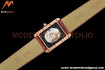 Cartier - Tank Louis Ladies 22mm RG/LE Silver AF Swiss Qtz