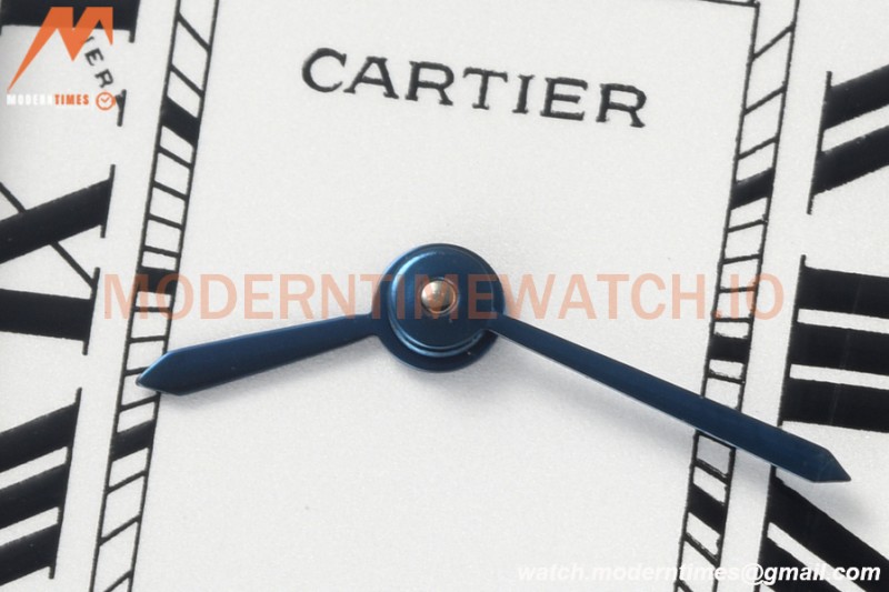Cartier - Tank Must De Cartier 22mm SS/SS White AF Swiss Quartz