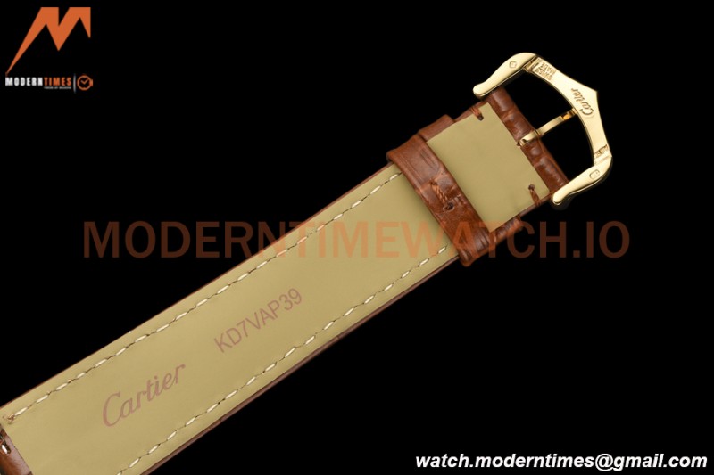 Cartier - Tank Louis Large 25.5mm YG/LE Silver AF Swiss Qtz