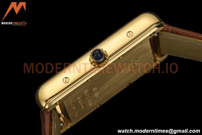 Cartier - Tank Louis Large 25.5mm YG/LE Silver AF Swiss Qtz