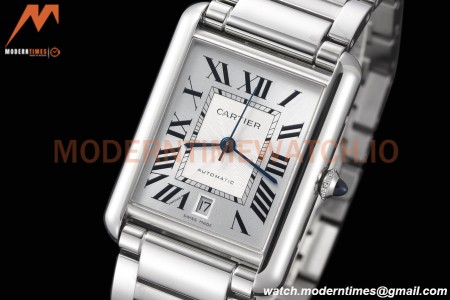 Cartier - Tank Must De Cartier 31mm Automatic SS/SS White AF MY9015