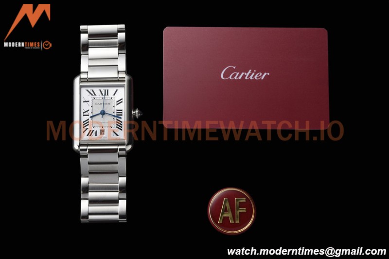 Cartier - Tank Must De Cartier 31mm Automatic SS/SS White AF MY9015