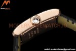 Cartier - Tank Francaise 27mm Medium Size RG/LE Blk/Silv Dia/Rmn 8848F Swiss Qtz