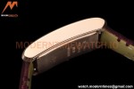 Cartier - Tank Francaise 27mm Medium Size RG/LE Brn/Silv/Rmn 8848F Swiss Qtz