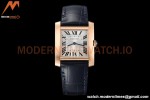 Cartier - Tank Francaise 27mm Medium Size RG/LE Blu/Silv/Rmn 8848F Swiss Qtz