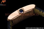 Cartier - Tank Francaise 27mm Medium Size RG/LE Blu/Silv/Rmn 8848F Swiss Qtz
