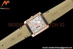 Cartier - Tank Francaise 27mm Medium Size RG/LE Blk/Silv/Rmn 8848F Swiss Qtz