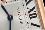 Cartier - Tank Francaise 27mm Medium Size RG/LE Blk/Silv/Rmn 8848F Swiss Qtz