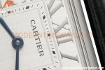 Cartier - Tank Francaise 27mm Medium Size SS/LE Blk/Silv/Rmn 8848F Swiss Qtz