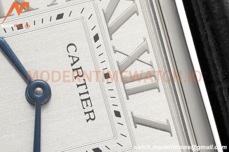 Cartier - Tank Francaise 27mm Medium Size SS/LE Blk/Silv/Rmn 8848F Swiss Qtz