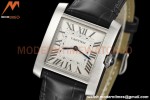 Cartier - Tank Francaise 27mm Medium Size SS/LE Blk/Silv/Rmn 8848F Swiss Qtz