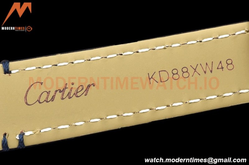 Cartier - Tank Francaise 21mm Small Size SS/LE Blue/Dia/Silv 8848F Swiss Qtz