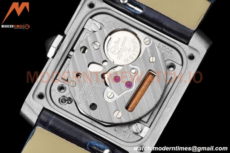 Cartier - Tank Francaise 21mm Small Size SS/LE Blue/Dia/Silv 8848F Swiss Qtz