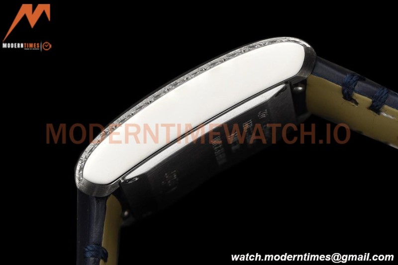 Cartier - Tank Francaise 21mm Small Size SS/LE Blue/Dia/Silv 8848F Swiss Qtz