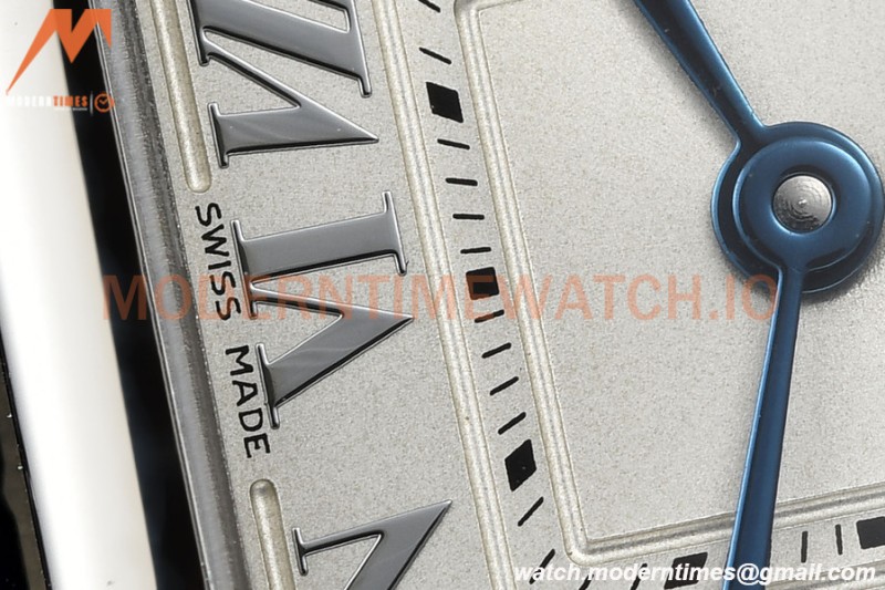 Cartier - Tank Francaise 21mm Small Size SS/LE Blue/Dia/Silv 8848F Swiss Qtz