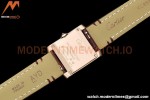 Cartier - Tank Francaise 21mm Small Size RG/LE Brn/Dia/Silv 8848F Swiss Qtz