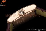 Cartier - Tank Francaise 21mm Small Size RG/LE Brn/Dia/Silv 8848F Swiss Qtz