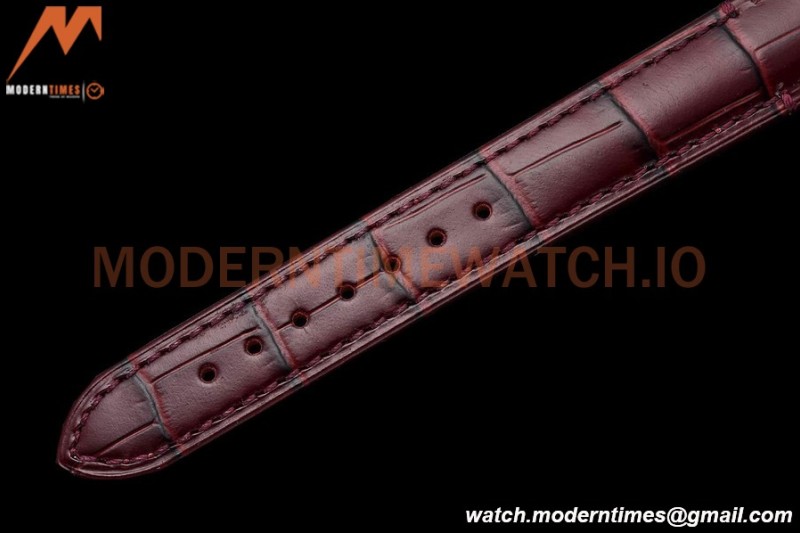 Cartier - Tank Francaise 21mm Small Size RG/LE Brn/Dia/Silv 8848F Swiss Qtz