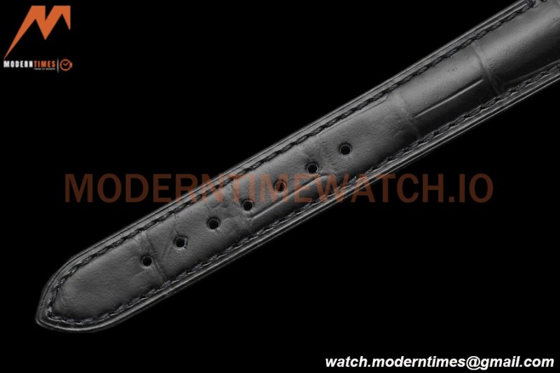 Cartier - Tank Francaise 21mm Small Size RG/LE Blk/Dia/Silv 8848F Swiss Qtz