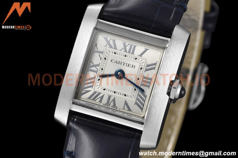 Cartier - Tank Francaise 21mm Small Size SS/LE Blue/Silv 8848F Swiss Qtz