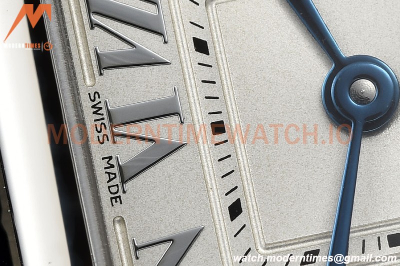Cartier - Tank Francaise 21mm Small Size SS/LE Blue/Silv 8848F Swiss Qtz
