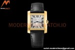 Cartier - Tank Francaise 27mm Medium Size YG/LE Blk/Silv 8848F Swiss Qtz