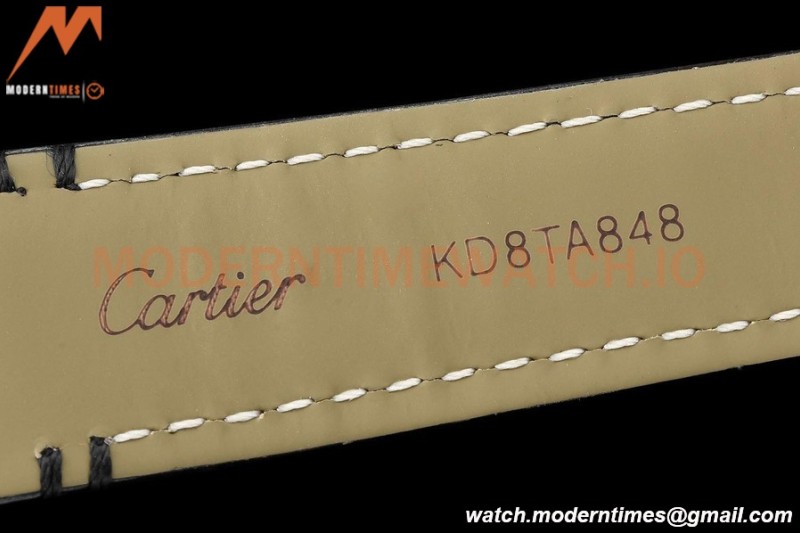 Cartier - Tank Francaise 27mm Medium Size YG/LE Blk/Silv 8848F Swiss Qtz