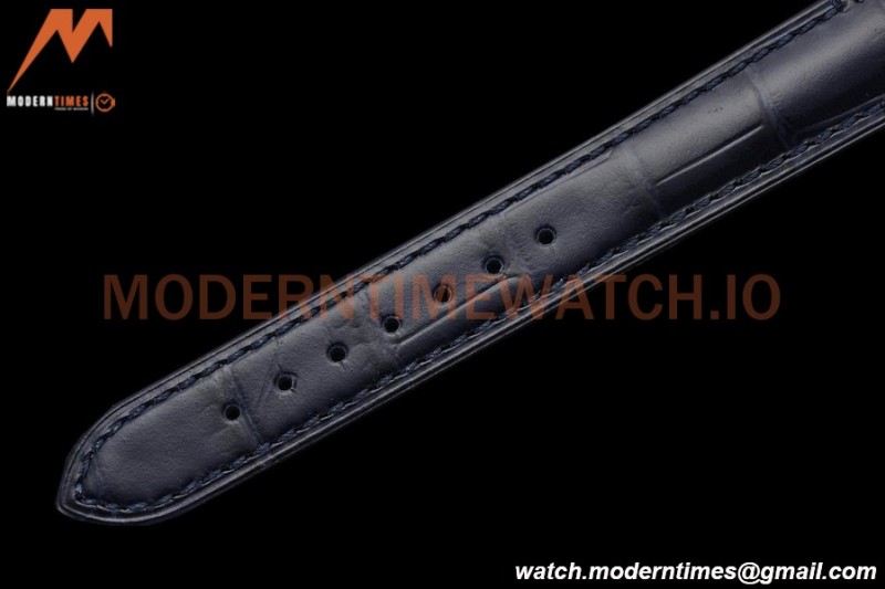 Cartier - Tank Francaise 21mm Small Size RG/LE Blue/Silv 8848F Swiss Qtz