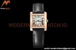 Cartier - Tank Francaise 21mm Small Size RG/LE Blk/Silv 8848F Swiss Qtz