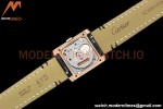 Cartier - Tank Francaise 21mm Small Size RG/LE Blk/Silv 8848F Swiss Qtz