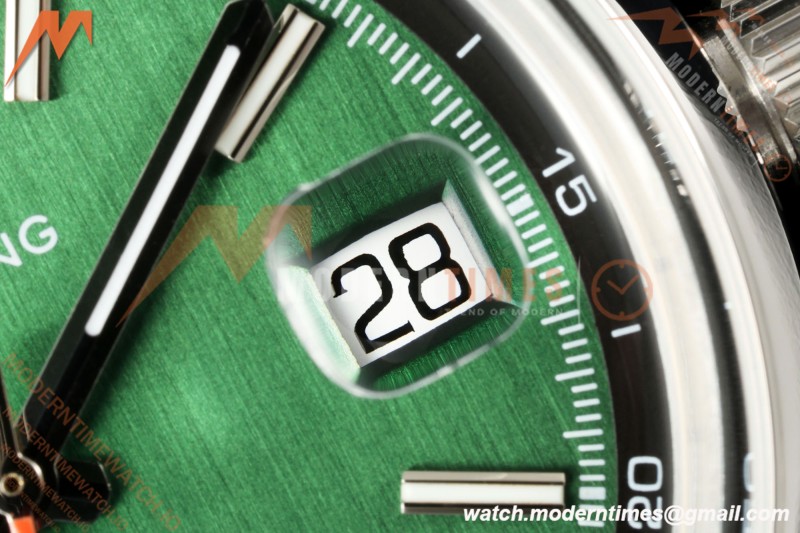 Breitling - Top Time B31 38mm SS/SS Green Dial BLF AB31