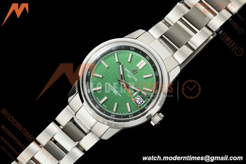 Breitling - Top Time B31 38mm SS/SS Green Dial BLF AB31