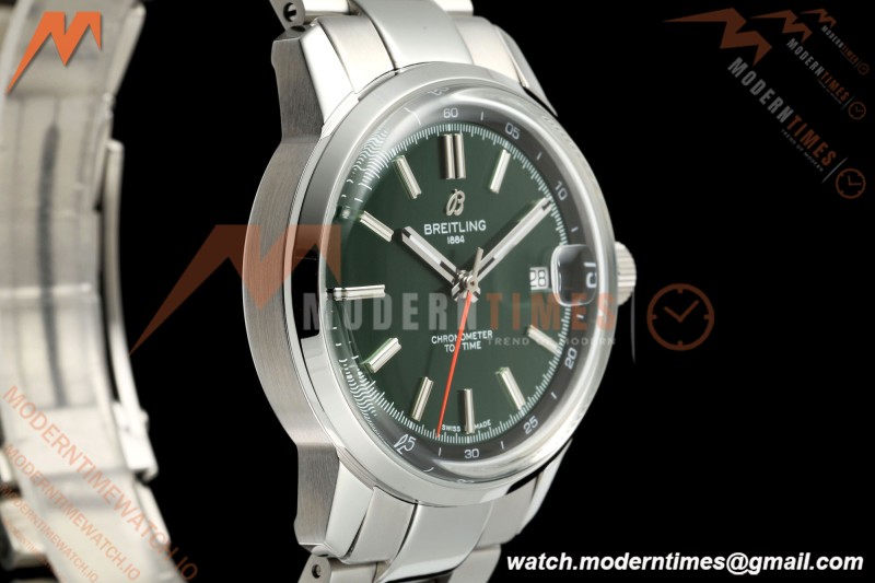Breitling - Top Time B31 38mm SS/SS Green Dial BLF AB31