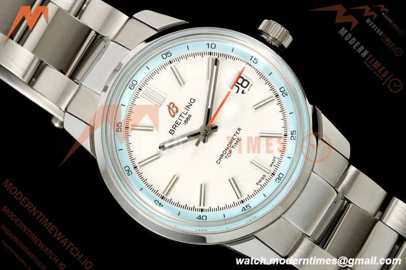 Breitling - Top Time B31 38mm SS/SS White Dial BLF AB31