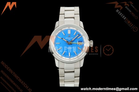 Breitling - Top Time B31 38mm SS/SS Blue Dial Yellow Hand BLF AB31
