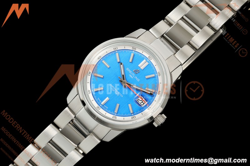 Breitling - Top Time B31 38mm SS/SS Blue Dial Red Hand BLF AB31