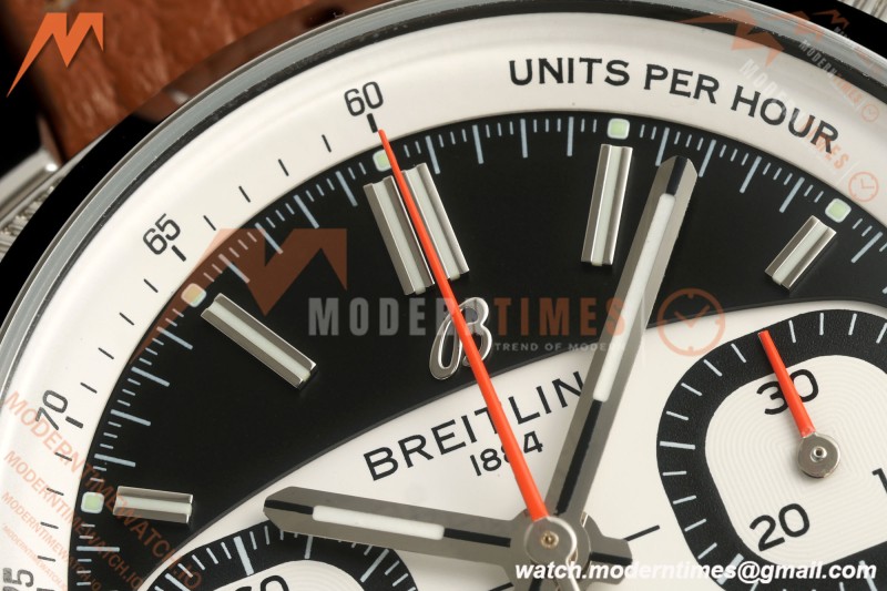 Breitling - Top Time B01 Racing Chronograph 38mm SS/LE Black Dial 2F A7750 | 브라이틀링 - 탑 타임 B01 레이싱 크로노그래프 38mm SS/LE 블랙 다이얼 2F A7750