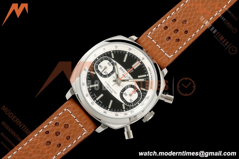 Breitling - Top Time B01 Racing Chronograph 38mm SS/LE Black Dial 2F A7750 | 브라이틀링 - 탑 타임 B01 레이싱 크로노그래프 38mm SS/LE 블랙 다이얼 2F A7750