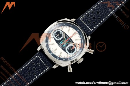 Breitling - Top Time B01 Martini Racing Chronograph 38mm SS/LE Blu/Wht Dial 2F A7750 | 브라이틀링 - 탑 타임 B01 마티니 레이싱 크로노그래프 38mm SS/LE 블루/화이트 다이얼 2F A7750