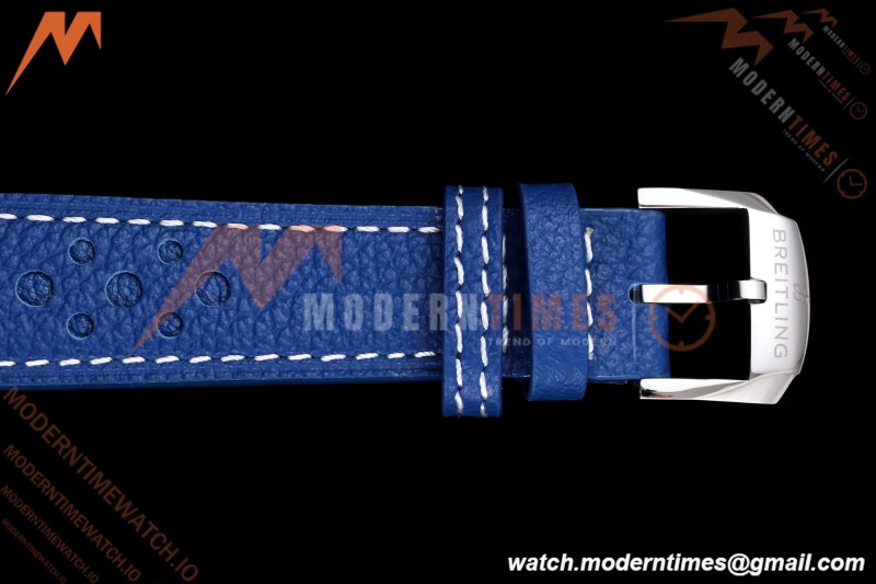 Breitling - Top Time B01 Martin Racing Chronograph 38mm SS/LE Blu/Wht Dial BLF A7750