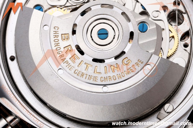 Breitling - Top Time B01 Martin Racing Chronograph 38mm SS/LE Blu/Wht Dial BLF A7750